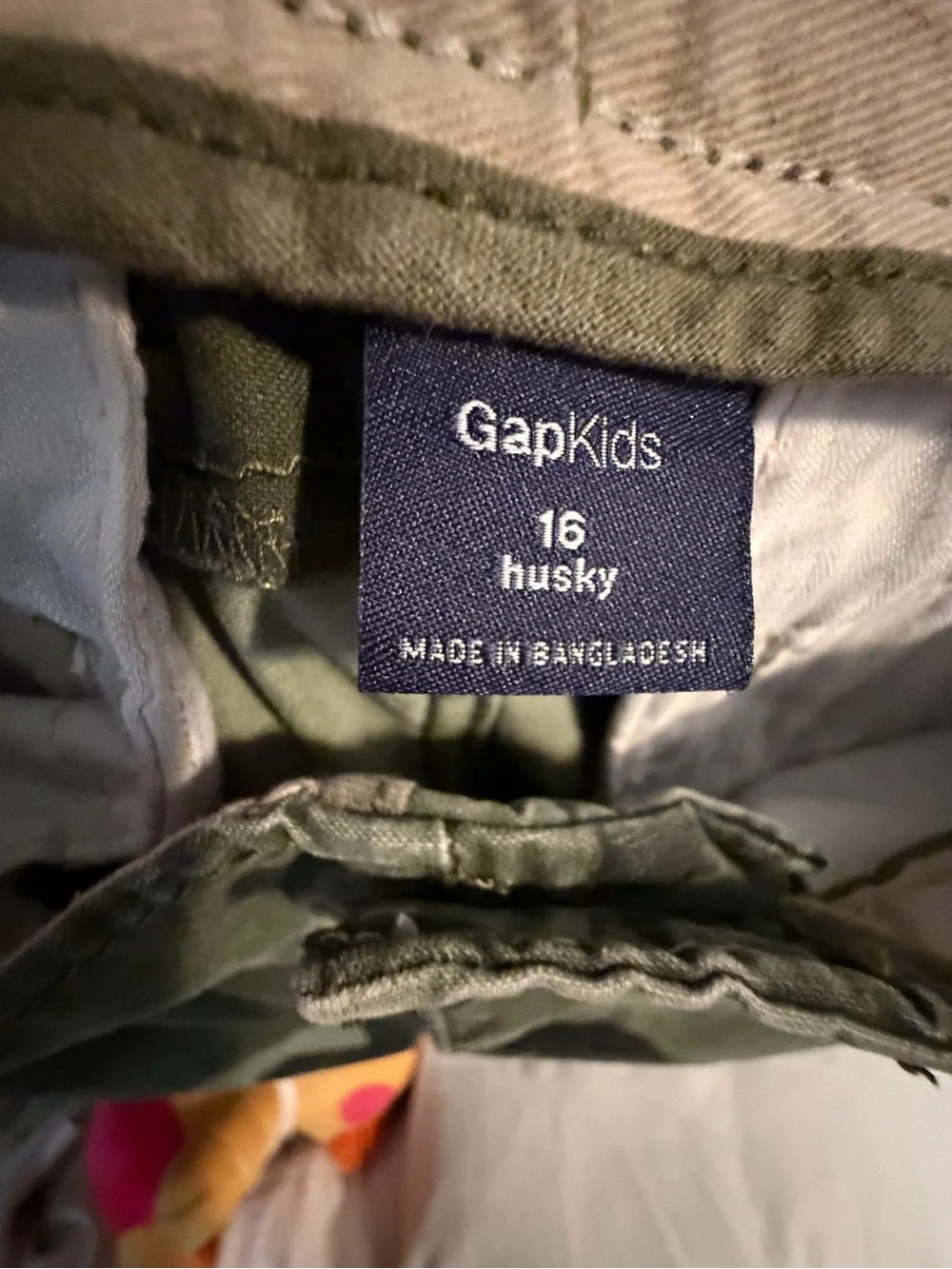 GAP Men's Camo Cargo Shorts - Olive & Dark Green